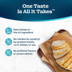 Blue Buffalo Tastefuls no corn, wheat, or soy for sensitive stomachs.