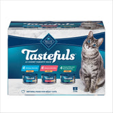 Blue Buffalo Tastefuls Salmon Pate Can with silky texture that cats enjoy
