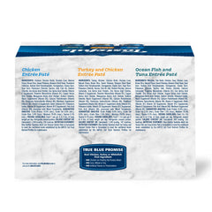 Blue Buffalo Tastefuls turkey and chicken pate can offers balanced nutrition with high moisture.