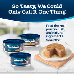 Blue Buffalo Tastefuls variety-pack front image shows three flavors
