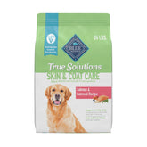 Blue Buffalo True Solutions Skin Coat Salmon 24-lb bag supports healthy coat.