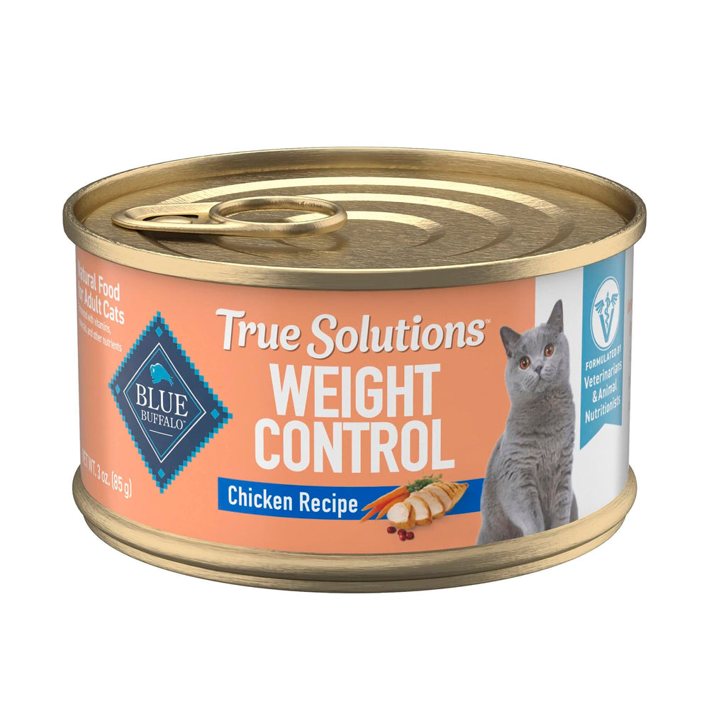 Blue Buffalo True Solutions weight control can shows real chicken as the #1 ingredient for weight management.
