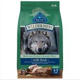 Blue Buffalo Wilderness duck first ingredient displayed in close-up, highlighting real protein