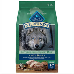 Blue Buffalo Wilderness duck first ingredient displayed in close-up, highlighting real protein