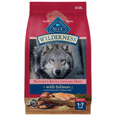 Blue Buffalo Wilderness salmon-first-ingredient: real protein fuels active dogs