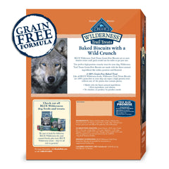 Close-up of Blue Buffalo Wilderness Trail Treats crunchy biscuits