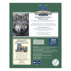 Blue Buffalo Wilderness Trail Treats crunch close-up shows texture ideal for training rewards.