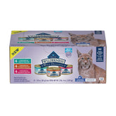Blue Buffalo Wilderness Wild Delights chicken-turkey 3oz can for active cats.