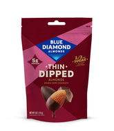 Blue Diamond Almonds dark chocolate thin-dip 4oz for a tasty, guilt-free treat at gatherings