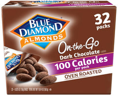 Blue Diamond almonds single-serve pack ready for on-the-go snacking