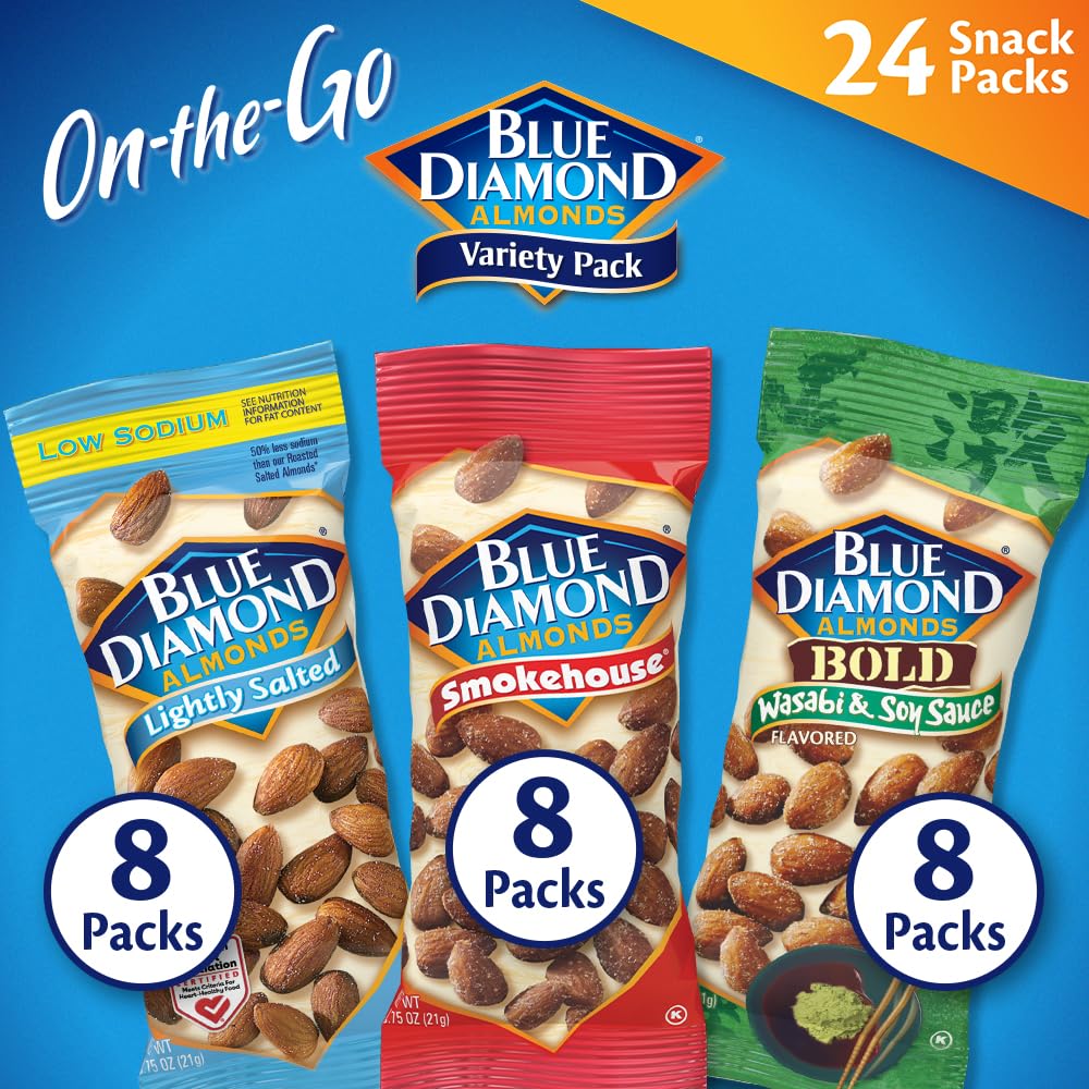 Blue Diamond Almonds Wasabi Soy Sauce on-the-go pack for bold flavor