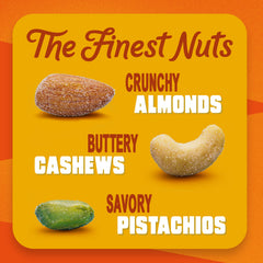 Blue Diamond Cashews honey glaze close-up, smooth sweetness with a satisfying bite.