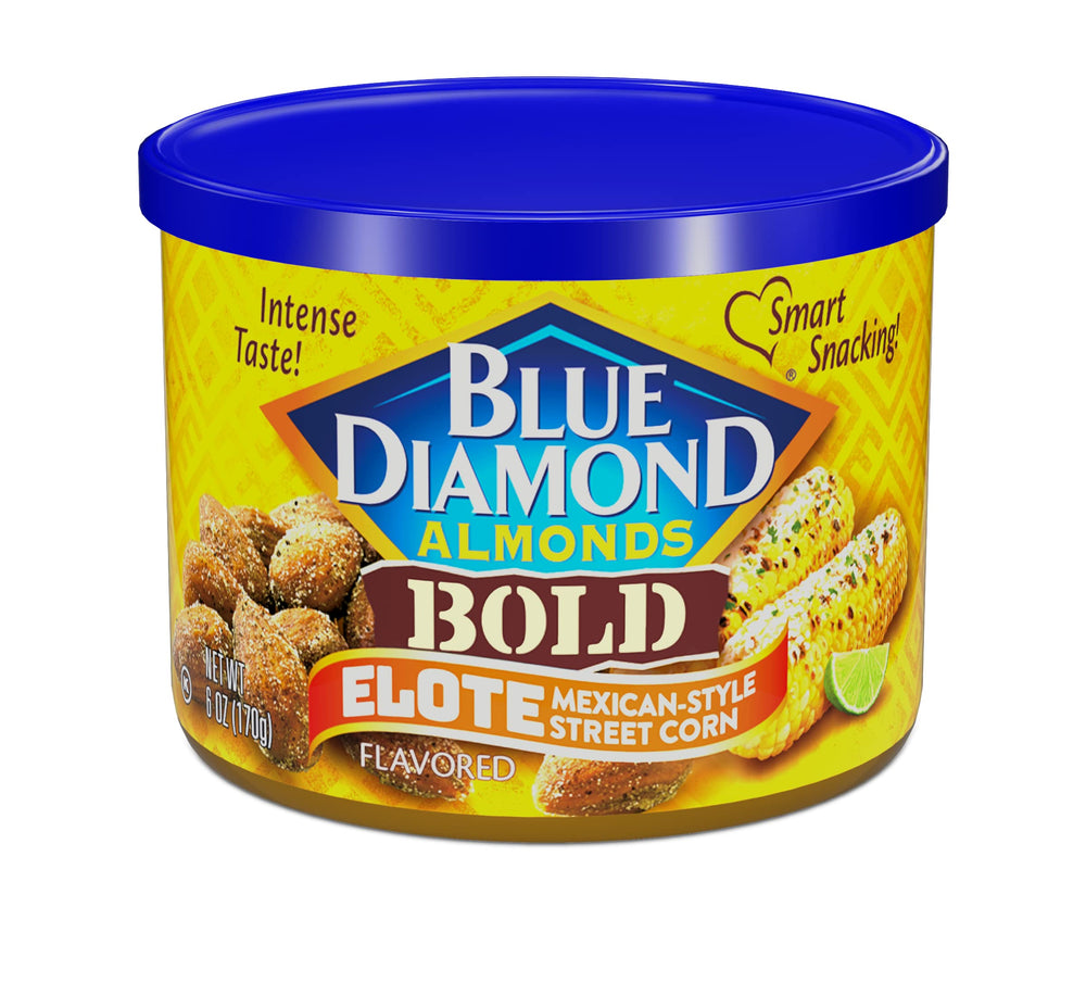 Blue Diamond Elote Street Corn almonds can showcase bold flavor and portable protein.