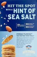 Blue Diamond Nut-Thins crackers served with dips and spreads.