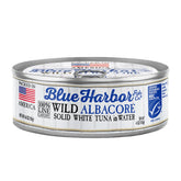 Blue Harbor Wild Albacore tuna can in water with sea salt for a clean flavor