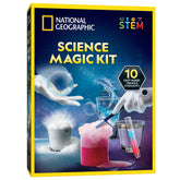 Blue Marble Magic Chemistry Set: child performs a trick, sparking curiosity