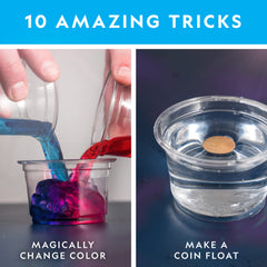 Blue Marble water color-changing trick illustrating simple chemistry concepts