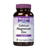 BlueBonnet Calcium Magnesium Zinc D3 softgel bottle for daily bone support