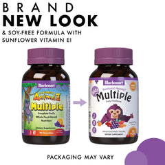 BlueBonnet Rainforest Animalz chewables on the go for daily routine.