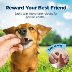 Blue Buffalo Nudges wholesome ingredients highlight natural, tasty treats for dogs