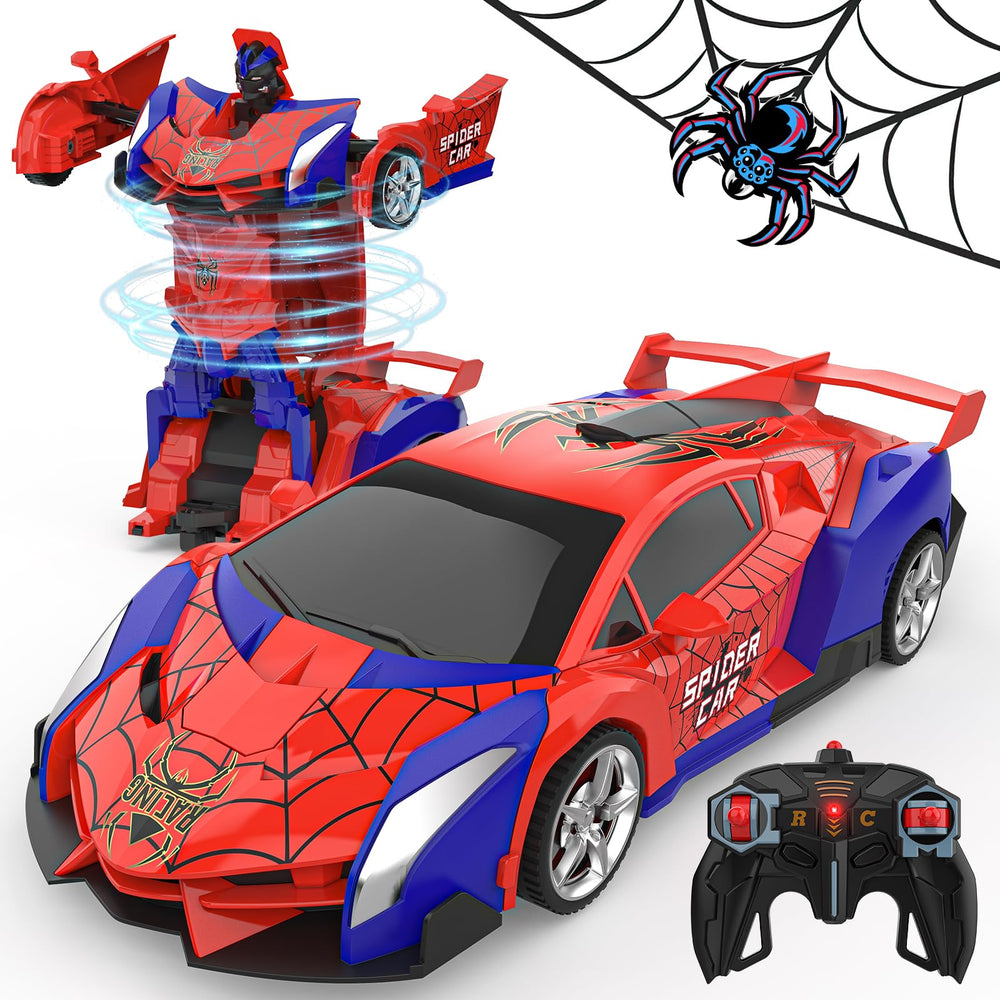 BLUEJAY Transform RC Car robot-transition demonstrates smooth car-to-robot change for imaginative play.