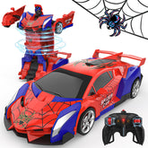 BLUEJAY Transform RC Car robot-transition demonstrates smooth car-to-robot change for imaginative play.