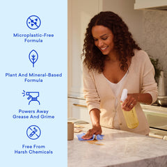 BLUELAND refill tablets lemon scented for eco-friendly cleaning.