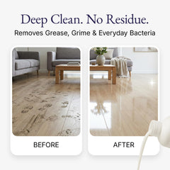Blyss HeartBreaker Mop Soap neutralizes odors at the source on kitchen surfaces