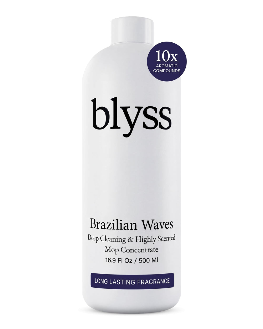 Blyss Official Mop Soap Brazilian Waves bottle for plant-based floor cleaning