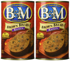B&M Brown Raisin Bread loaf with a golden crust, ideal for toasting.