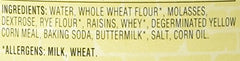 Sliced B&M Brown Raisin Bread shows raisin pockets for easy toast.