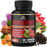 BMVINVOL Berberine Cinnamon bottle front showing the product packaging for daily use
