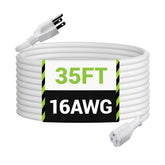 BN-LINK 35ft outdoor extension cord ready for yard lighting and landscaping setups