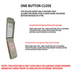 BNRSZ 877Max 878Max keypad with weatherproof flip cover protects against rain and dust.