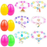 bnuzeiyi easter eggs: six colorful shells for gifting and treasure hunts.