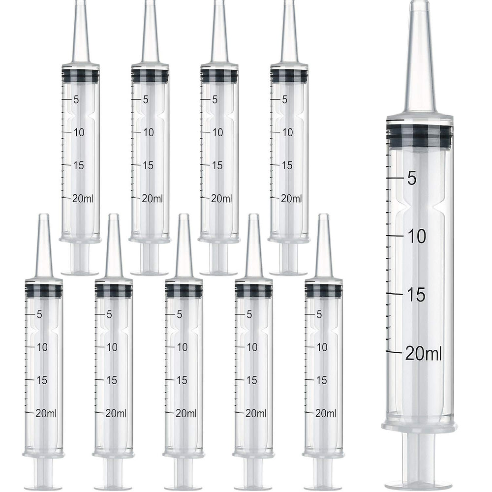 Boao 10-pack plastic syringes in sealed packaging for clean dispensing