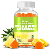 Boasi Potassium Chloride Gummies bottle pour: easy, on-the-go electrolyte support.