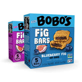Bobos fig bar variety pack front view, ideal on-the-go snack.