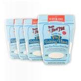 Bob's Red Mill gluten free 1to1 baking flour pack4 bags for easy gluten free baking.