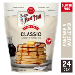 Bob's Red Mill Gluten Free Pancake Mix waffles with crisp golden edges