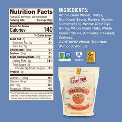 Old Country Style Muesli ingredients including oats and nuts highlight wholesome whole grains.