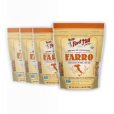 Bob's Red Mill Organic Farro grain bag, perfect for hearty bowls and salads.