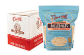 Bob's Red Mill Organic Quick Cooking Rolled Oats bag ready for pantry storage, convenient and quick.