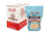 Bob's Red Mill Organic Quick Cooking Steel Cut Oats packaging shows a convenient four-pack