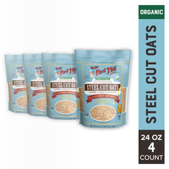 Bob's Red Mill Organic Oats raw close-up highlighting texture