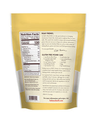 Bob's Red Mill sorghum flour bag closeup emphasizes wholesome, whole grain baking.