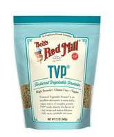 Bob's Red Mill TVP dry textured protein for versatile vegan meals.