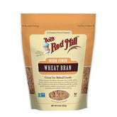 Bob's Red Mill wheat bran 8oz package showing wholesome texture for baking and breakfast