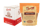 Bob's Red Mill Wheat Bran packaging front shows a four-pack, ideal for baking.