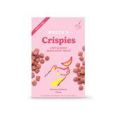 Friandise Bocce's Bakery biscuit banane bacon pour chien en gros plan, récompense savoureuse.
